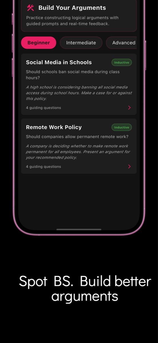 AI tutor providing personalized feedback on a deductive reasoning exercise